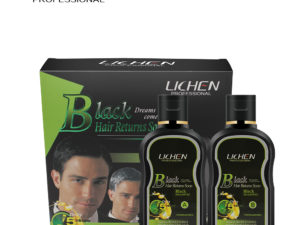 Lichen Black Hair Shampoo for Fast Hair Dye